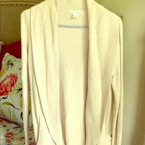 Beige Barefoot dreams sweater.